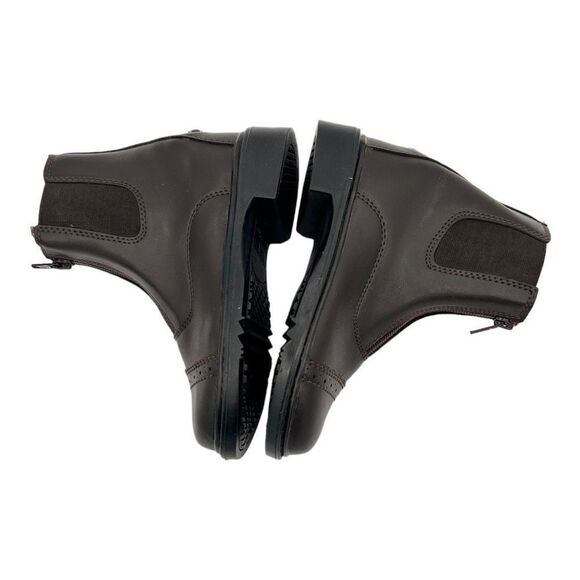 TUFFRIDER Shoes CHILDREN'S STARTER FRONT ZIP PADDOCK BOOTS Brown 13 3040 $60 - Picture 5 of 9